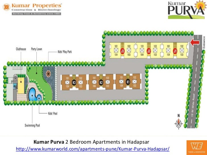 Kumar Purva 2 BHK flats in Hadapsar Befitting an Urbane Lifestyle