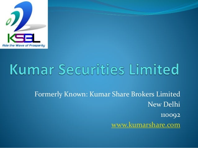 kumar brokers limited kumar brokers limited