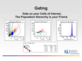 Mask Level Cell Gate Kumc introduction to flow cytometry | PPTX
