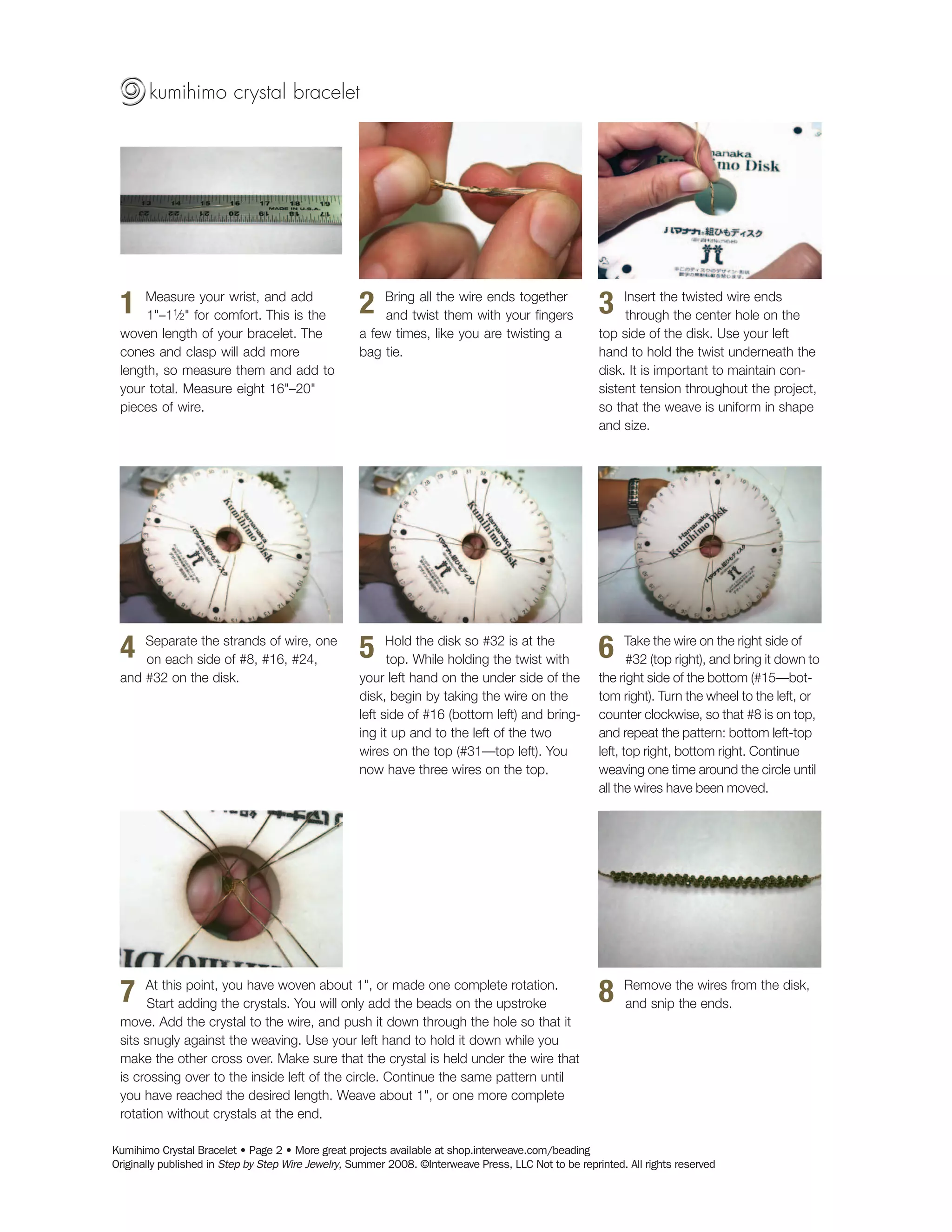 Kumihimo crystal | PDF