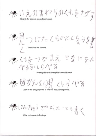 Spider Research in Tokyo / くものけんきゅう