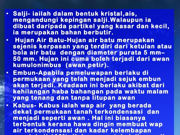 Kumpulan Hujan Jenisjenis Awan Dan Faktor Cuaca Dan Iklim