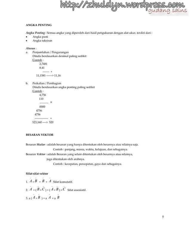 Kumpulan rumus-fisika
