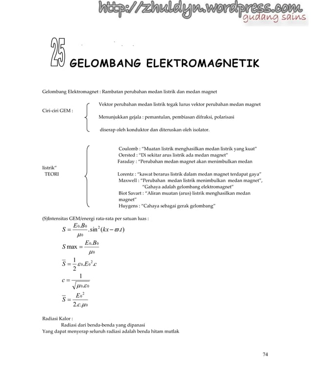 Kumpulan rumus-fisika