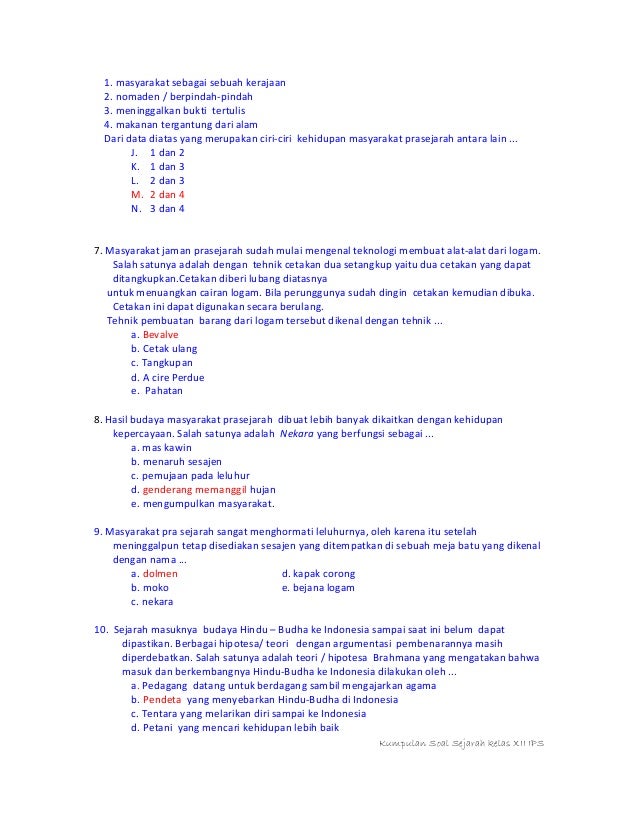 Kumpulan soal-sejarah