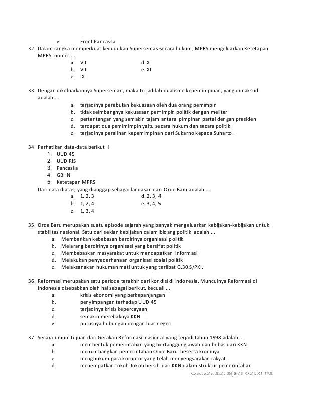 Kumpulan soal-sejarah