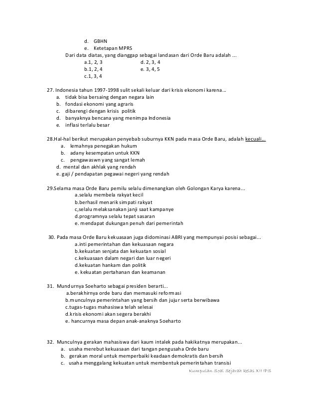Kumpulan soalsejarah