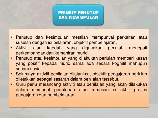 Kumpulan 1 komponen pengajaran