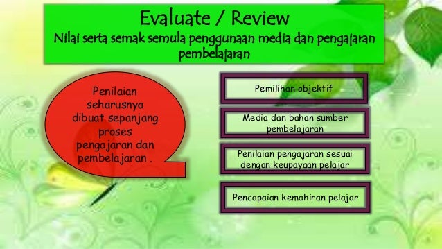 MODEL ASSURE REALISASIKAN DALAM PENGAJARAN DAN PEMBELAJARAN