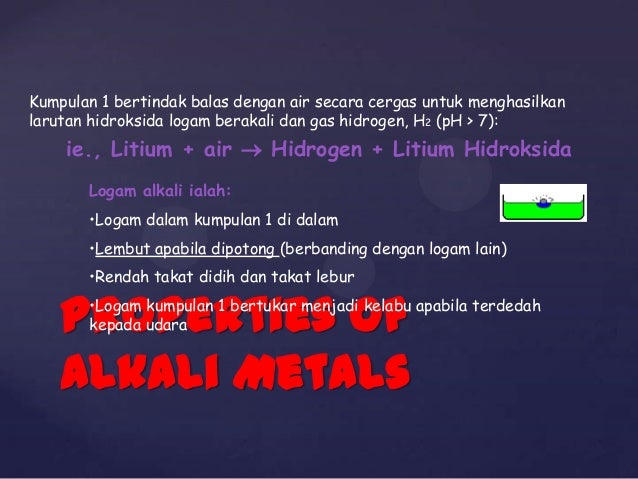 4 1 Kumpulan 1 Alkali Logam