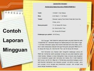 Contoh
Laporan
Mingguan
 