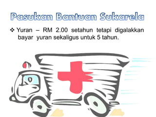 ? Yuran C RM 2.00 setahun tetapi digalakkan
bayar yuran sekaligus untuk 5 tahun.
 
