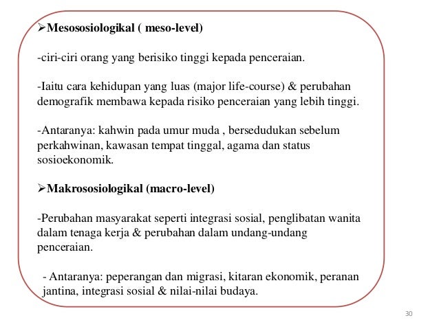 Isu Semasa Kaunseling Perceraian