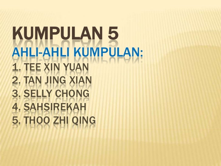 Kumpulan 5 Tenaga Alternatif