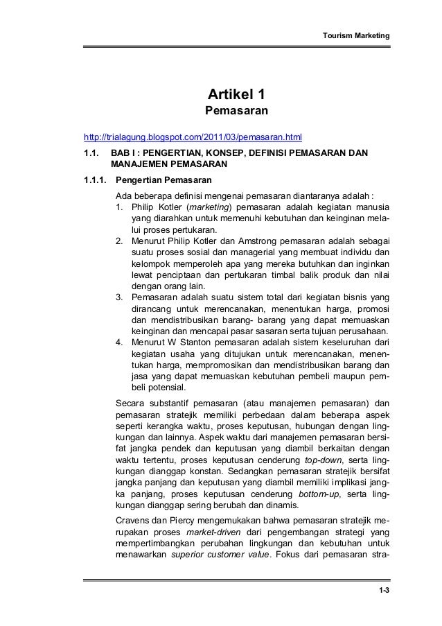 Contoh Artikel Contoh Artikel Manajemen