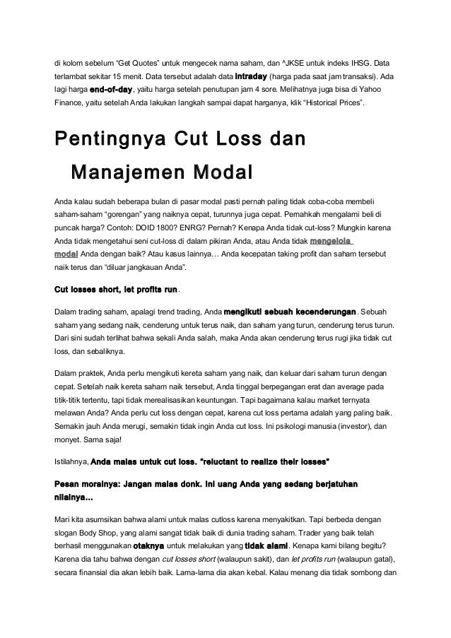 Contoh Ham Yang Fundamental - Contoh Now