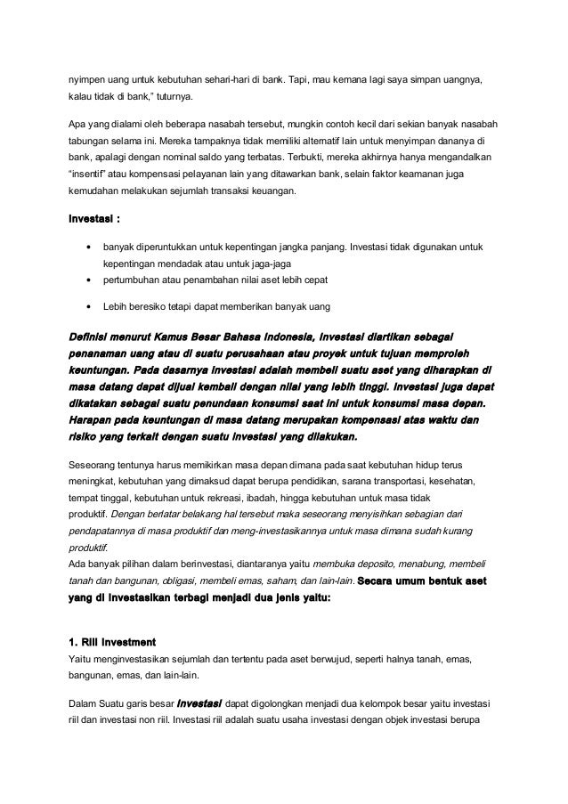 Kumpulan Artikel Www Investasisaham Com