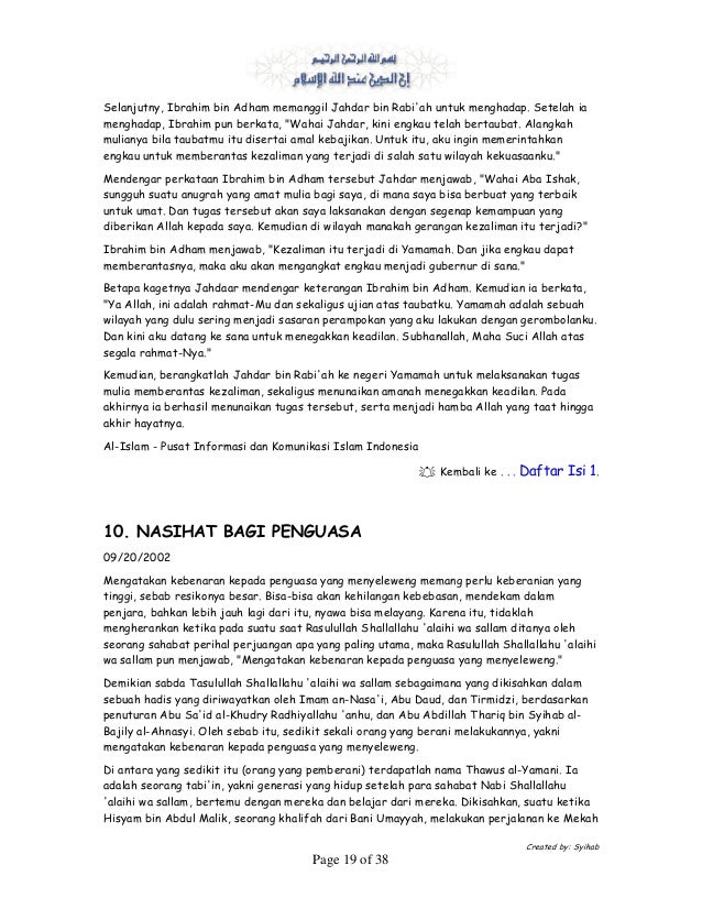 Kumpulan Cerita Cerita Islami