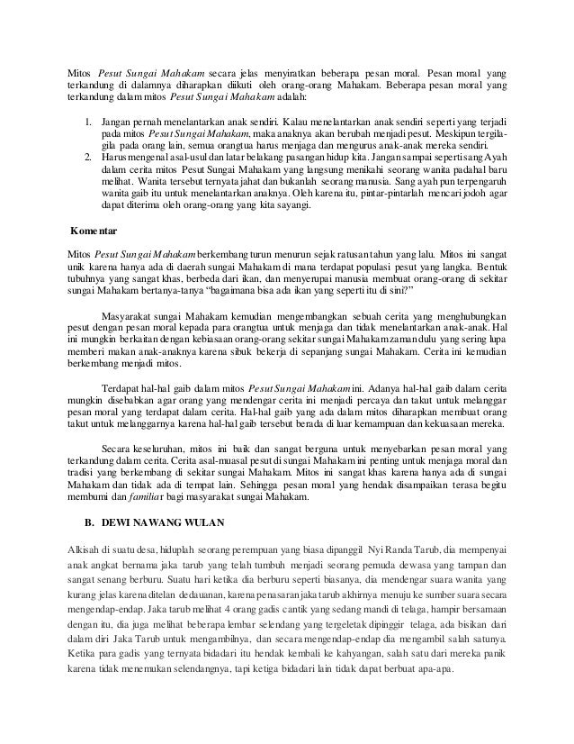 Contoh Cerita Fiksi Dan Mitos - Simak Gambar Berikut