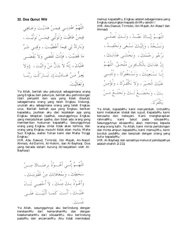 Kumpulan doa dalam al quran dan sunnah.txt