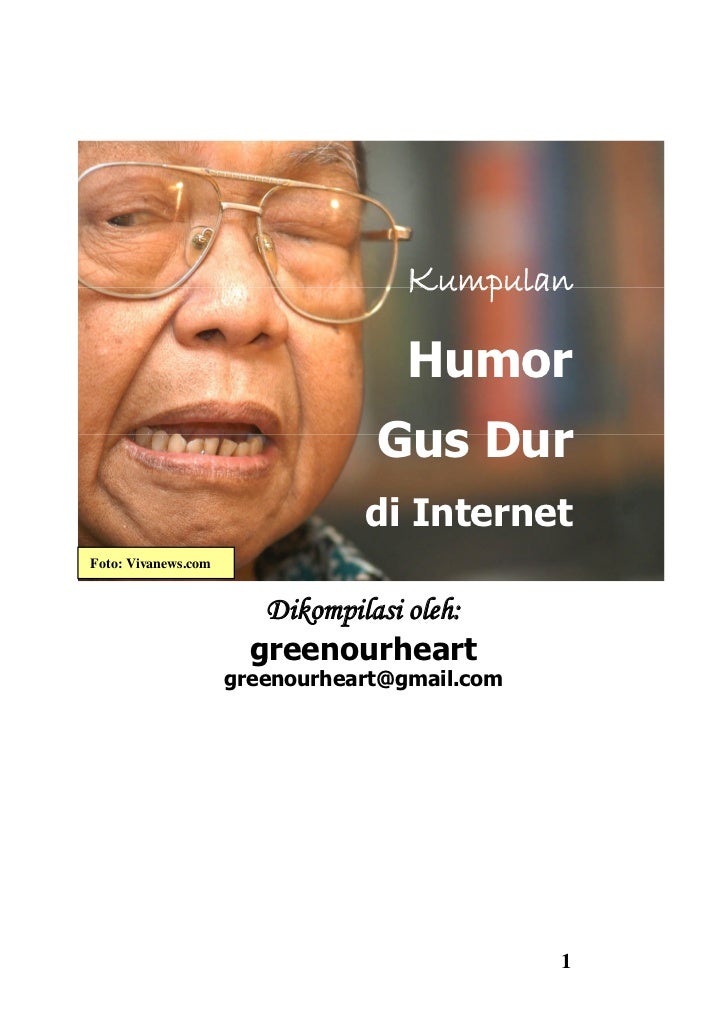 Kumpulan humor gus dur di internet