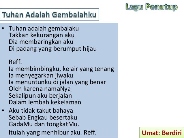 Kumpulan Lagu Lagu Rohani