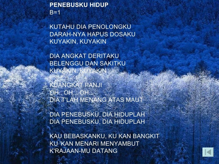 Lirik Lagu Rohani Ku Yakin Kau Hadir Disini