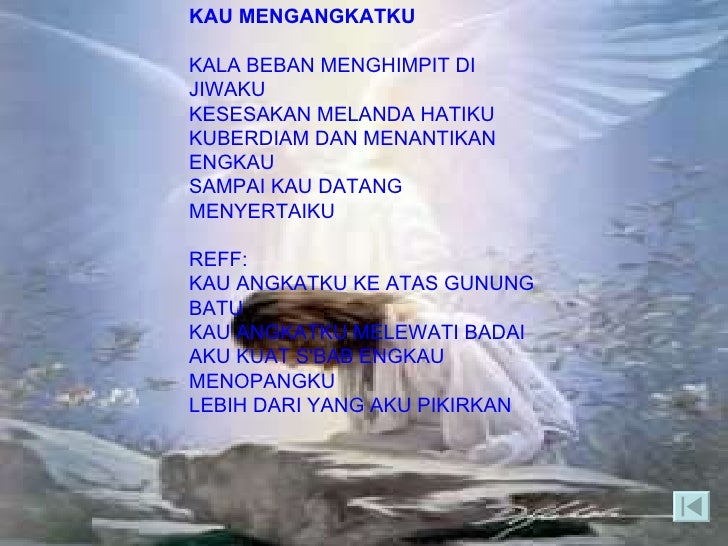 Lirik Kau Bapa Yang Mengasihiku Kuasamu Memulihkanku