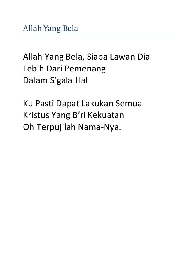 Kumpulan lagu rohani gereja