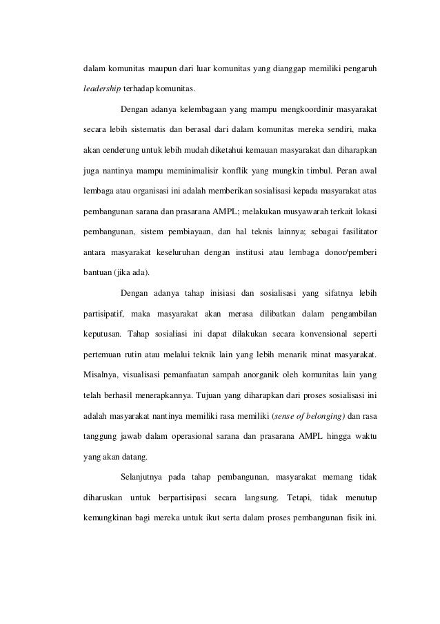 Kumpulan Karya Tulis Pemenang Lomba Penulisan Konperensi Sanitasi Dan