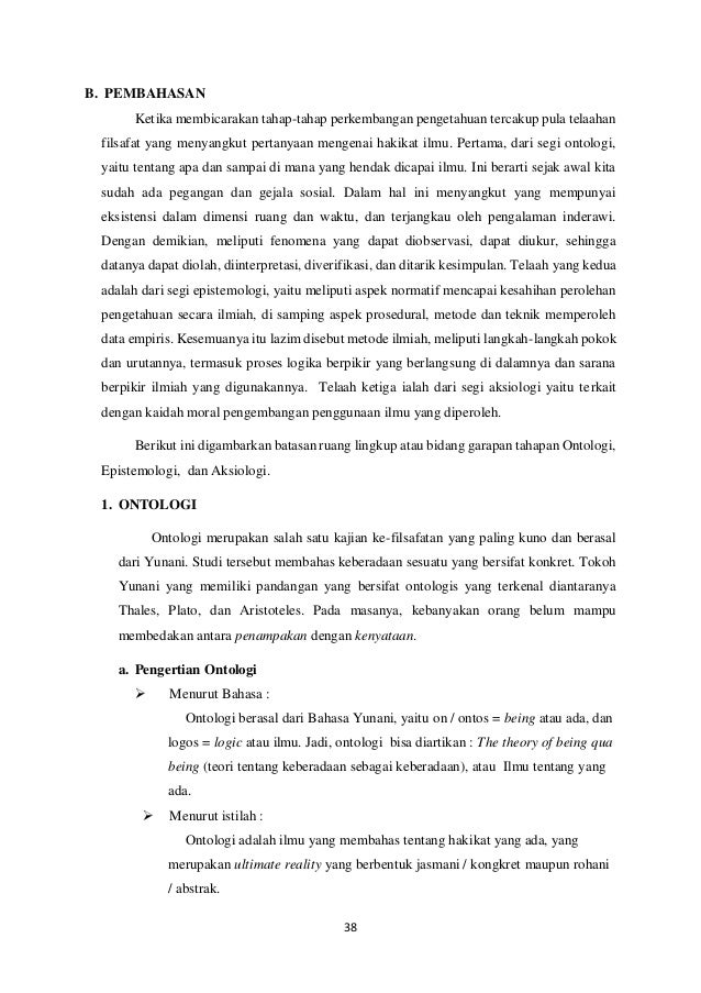 Kumpulan Makalah Pengantar Filsafat Ilmu Dosen Pengampu Dr Sigit Sa