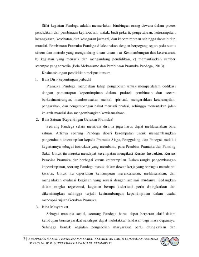 Kumpulan materi sku pandega uny