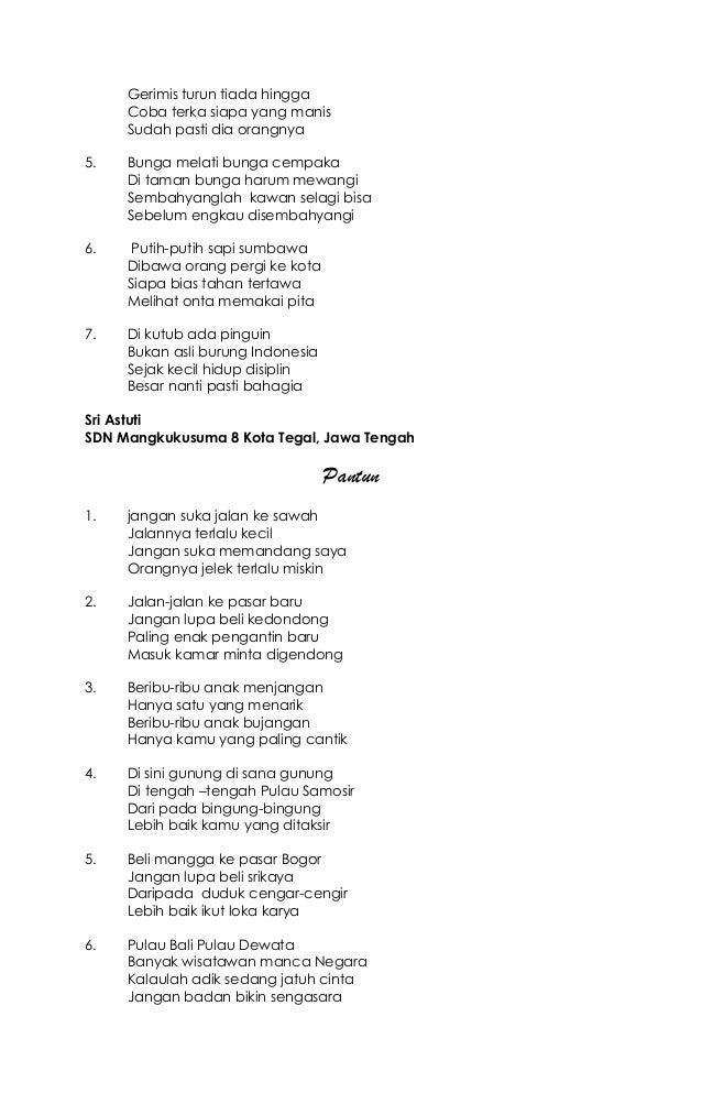 Gratis Unduh Gambar Contoh Soal Dan Materi Pelajaran 6 Contoh Pantun Dengan Tujuan Terupdate by www.cikimm.com