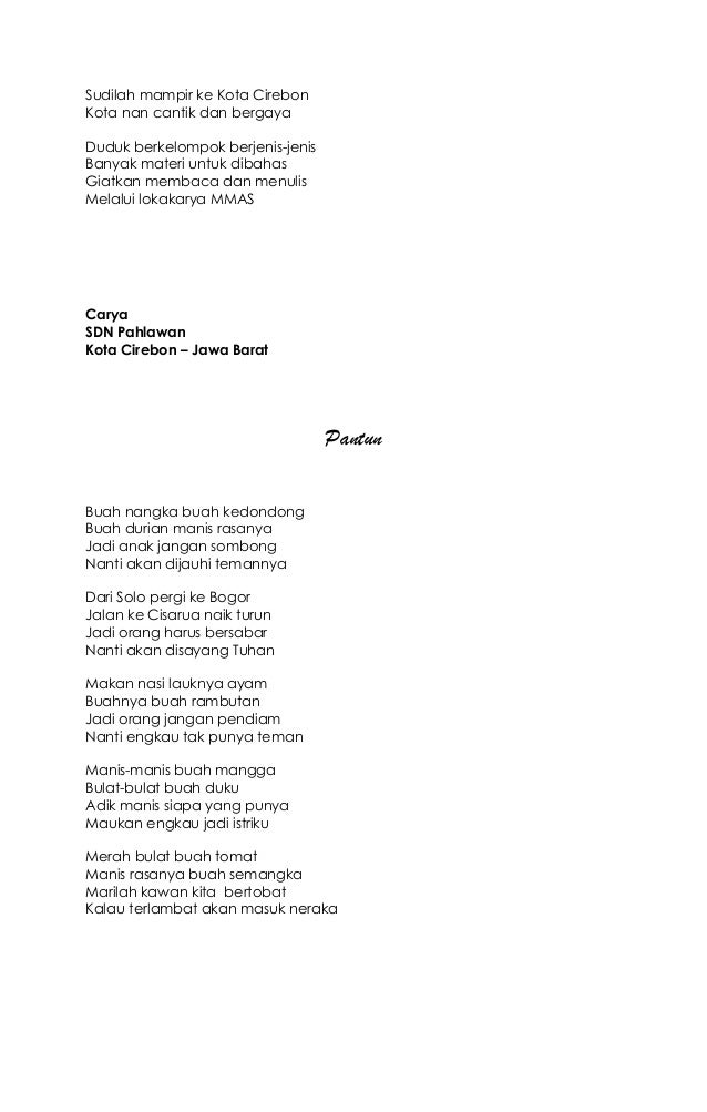 Kumpulan Pantun 30723751