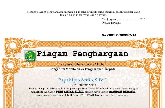 Kumpulan piagam penghargaan guru Kumpulan piagam penghargaan guru