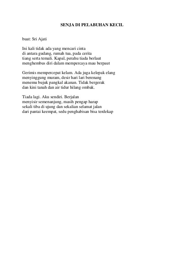 Kumpulan Puisi