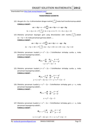 Kumpulan smart solution mathematics by mubarak spentwo | PDF
