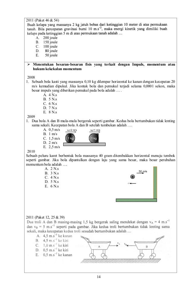 Kumpulan soal soal fisika