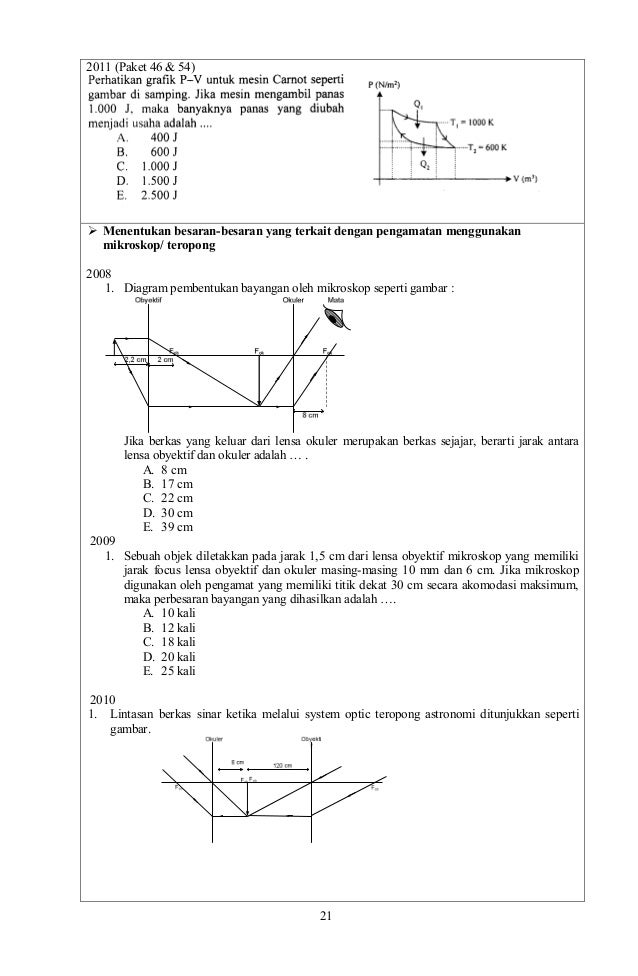 Kumpulan soal soal fisika