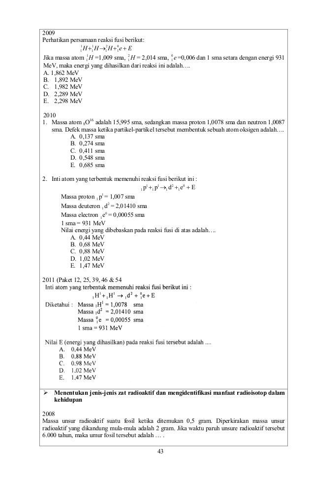 Kumpulan soal soal fisika