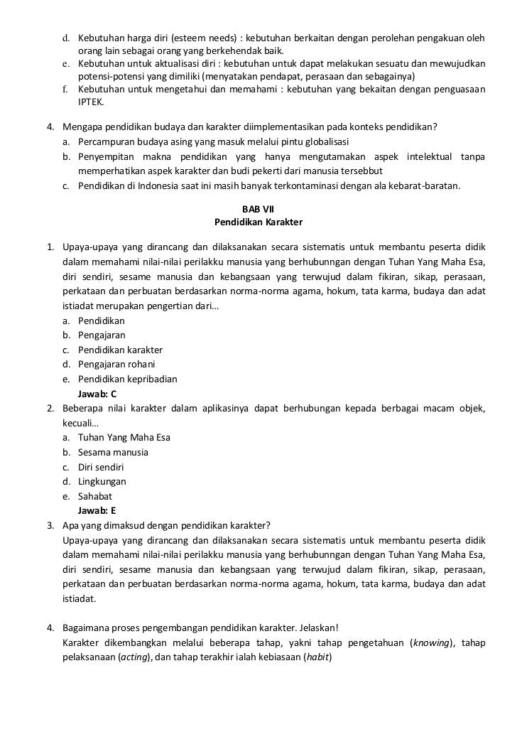 Pertanyaan Tentang Landasan Dan Asas Pendidikan Rasanya