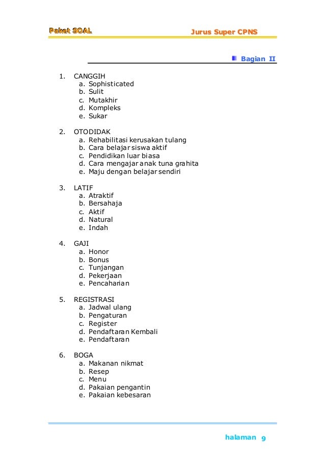 Soal Cpns 2019 Terbaru Microsoft Word Dan Kunci Jawaban Soal Soal Cpns 2019 Terbaru Microsoft Word Dan Kunci Jawaban Soal