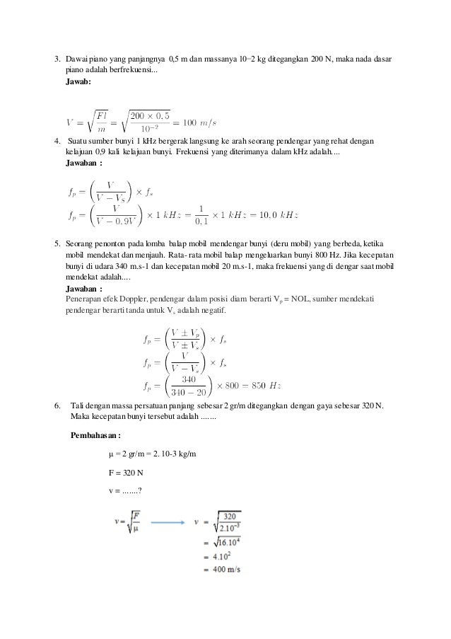 Kumpulan Soal Fisika Dan Penjelasannya