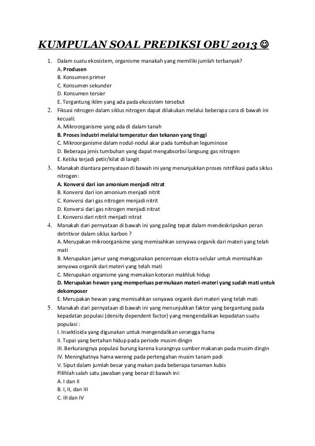 Contoh Soal Analisis Biologi Materi Virus