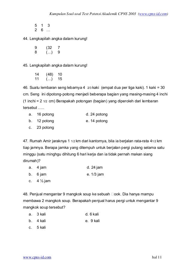 Hot Contoh Soal Assessment