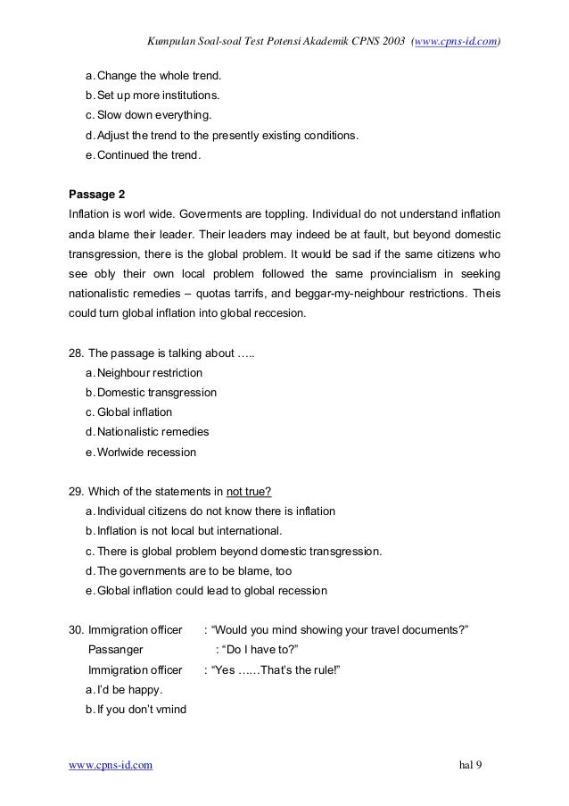 Hot Contoh Soal Assessment