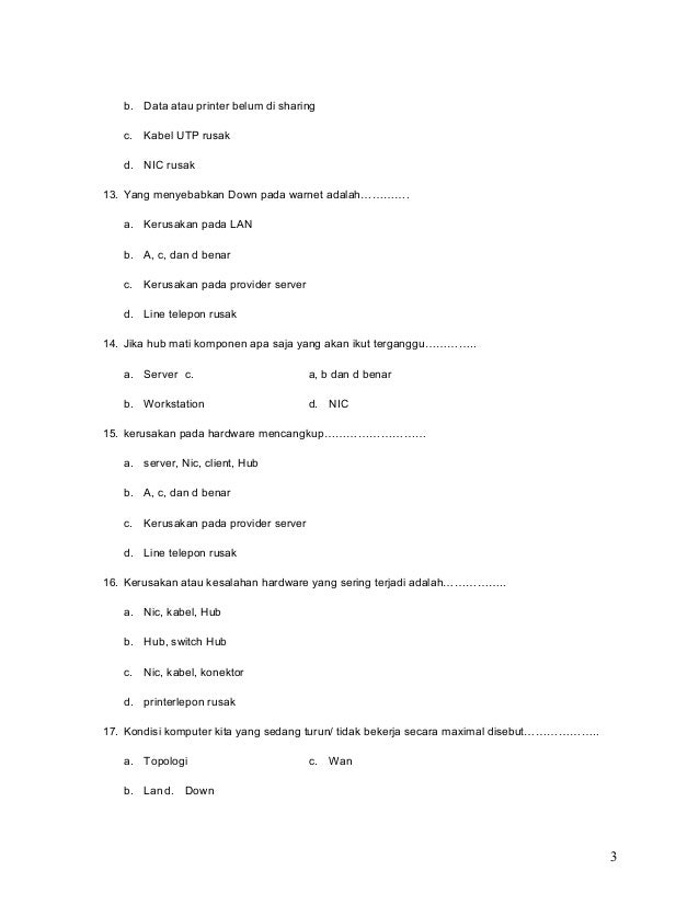 Kumpulan soal tkj_1102011