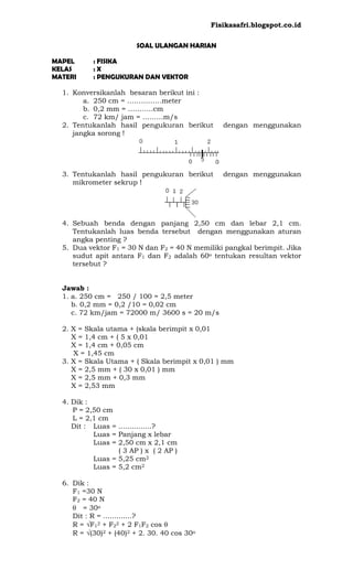soal fisika kelas xi semester 1 download