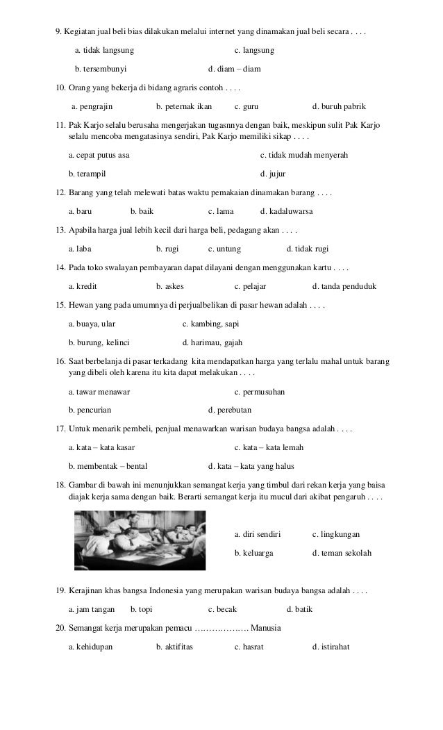 Kumpulan Soal Uts Tahun 2013 2014