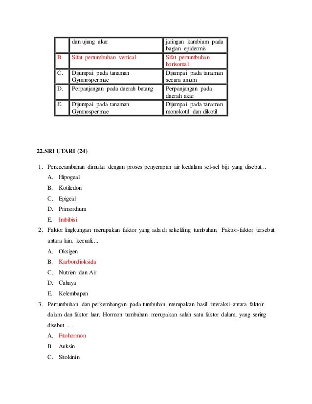KUMPULAN SOAL BIOLOGI ENZIM DAN METABOLISME SEL